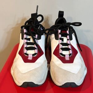Puma Red and White Sneakers